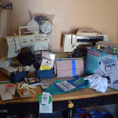 sewing machines and supplies 
