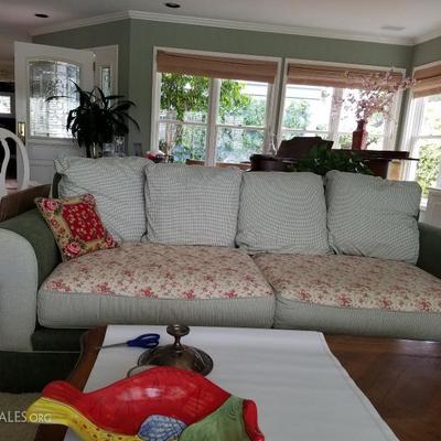 LIVING ROOM SOFA VERY COMFORTABLE, LARGE APPROXIMATELY 98