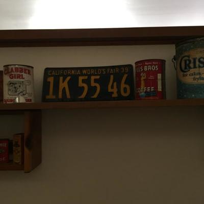 1939 CA License plate Worlds Fair