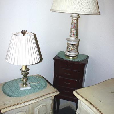 Lamps, Jewelry Cabinet