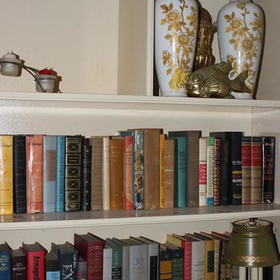 Books, Lamps, Brass Items, Vases