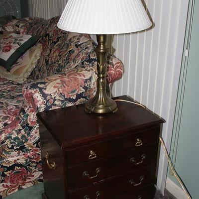 Chest of Drawers, Lamps