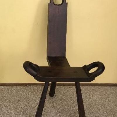 High back narrow chair/birthing chair