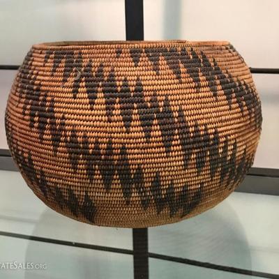 This Superb Antique Basket Is from The Native American Maidu Tribe of Northern California,
