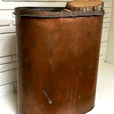 Antique copper wash tub