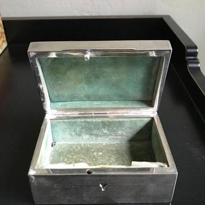 Antique Ahrendt & Kautzman Sterling Silver Trinket Box