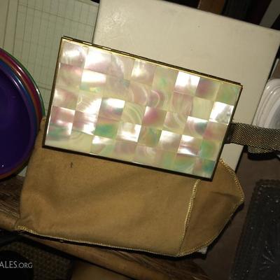 Deco Mother or Pearl Purse