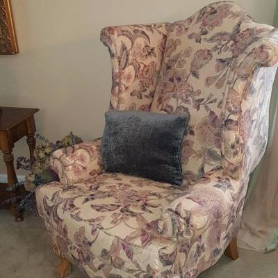 Regal wing back chair