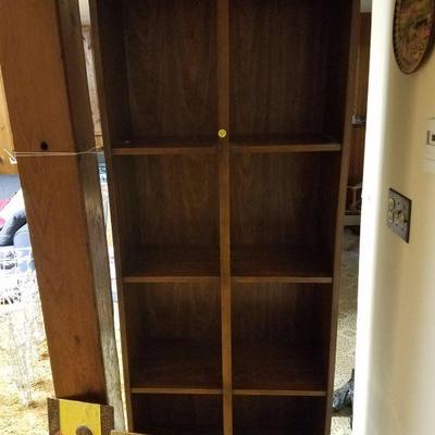 Tall Wood Bookcase