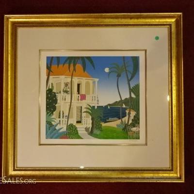 THOMAS MCKNIGHT LIMITED EDITION LITHOGRPAH, SIGNED AND NUMBERED WITH COA