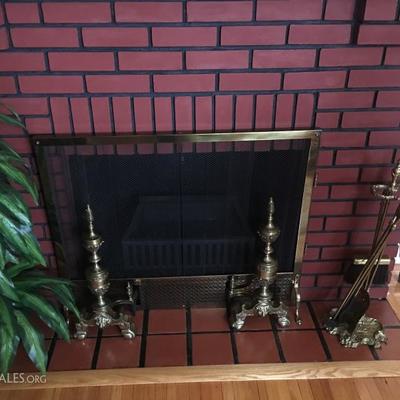 Fireplace Tools, Andirons, Screens and Accesories.