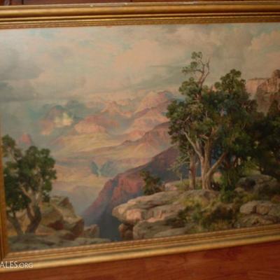 THOMAS MORAN 1910 ART APPRAISED BY A DEALER PRICED TO SELL