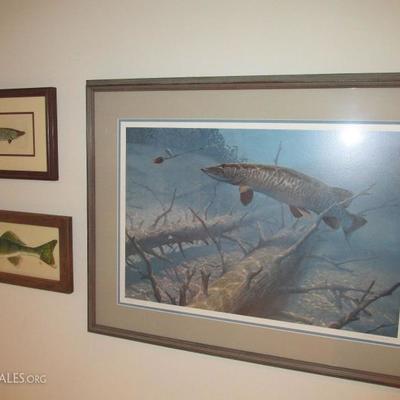 Many Scott Zoellick signed and numbered wildlife prints