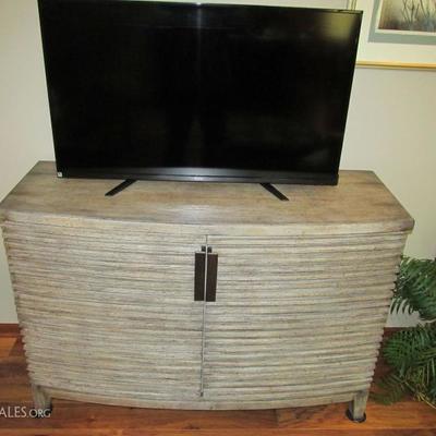Beautiful Hooker Co. cabinet and HDTV