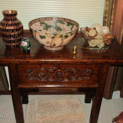 Antique Chinese table (bid item)