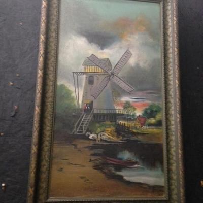 Old Oil on Canvas Paintings
