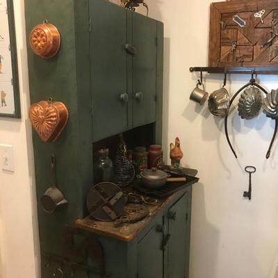 Country Stepback Cupboard