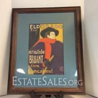 ElDorado, an Original Vintage Lithograph