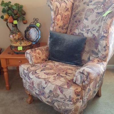 Sealy wing back chair