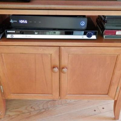 TV Stand and Samsung HD-860 DVD Player