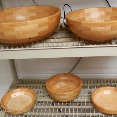 Woodturned bowls and Vases All Shapes and Sizes Signed and Dated By Canadian Artist Dr. Bruce Forrest