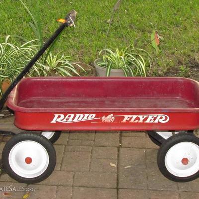Vintage Large Radio Flyer Wagon
