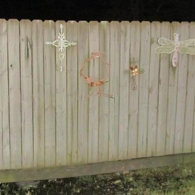 Misc. Metal Yard/Fence Art