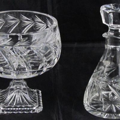 Fabulous Cut Crystal Compote (6
