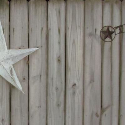 Texas Yard/Fence Art