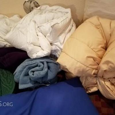 Down Comforters, Blenkets and More