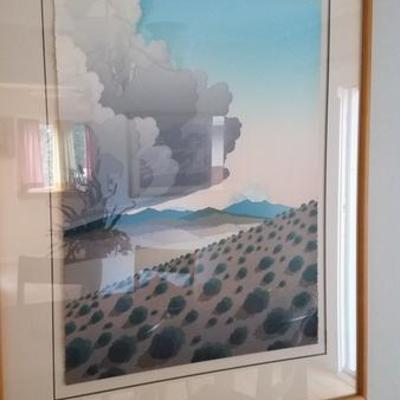 Custom Framed and Signed South Western Art