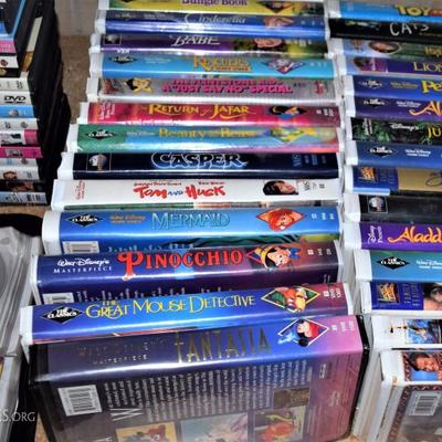 VHS Videotapes; Disney