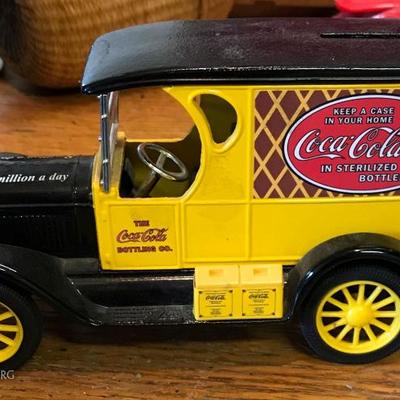 Vintage Cast Iron Coca Cola Toy car
