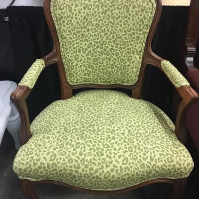 Leopard print chair