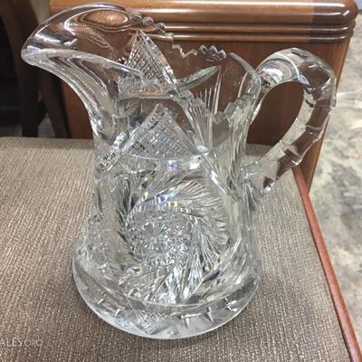 Crystal pitcher