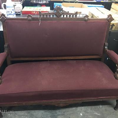 Eastlake settee