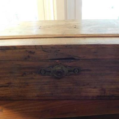 Antique Oak Box
