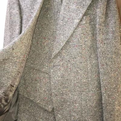 3-pc Tweed Wool Suit + Garment Bag