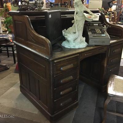 antique roll top desk $750 plus an additional 40% off 