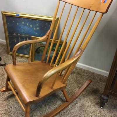 antique rocking chair $175 plus an additional 40% off 