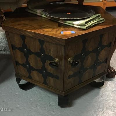 octagon side table $50 plus an additional 40% off 