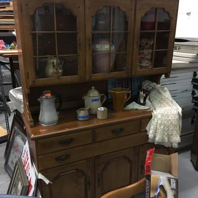 hutch / china cabinet $175 plus an additional 40% off 