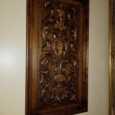 HAND CARVED WAINSCOTING