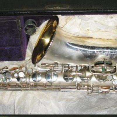 vintage saxophone