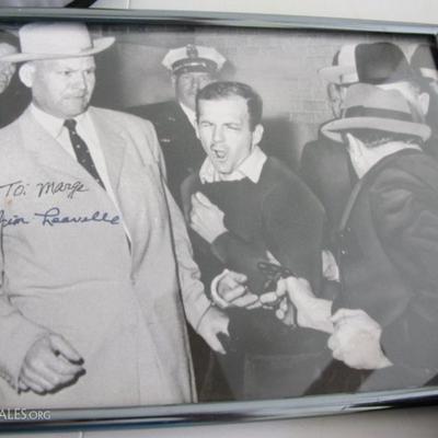Arrest of the shooter !  autographed by the arresting officer 