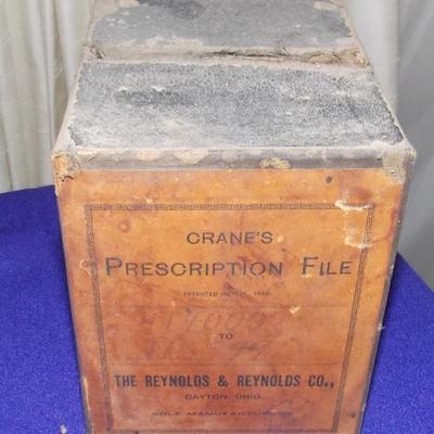 Early twentieth century Prescription file