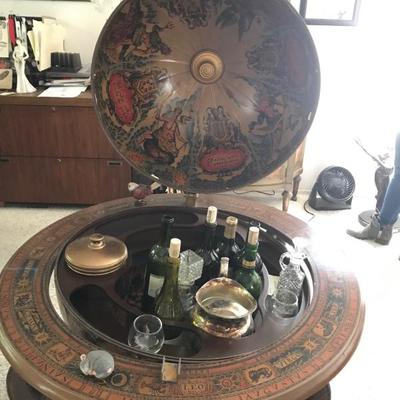 Vintage Globe Bar Cart made in Italy 