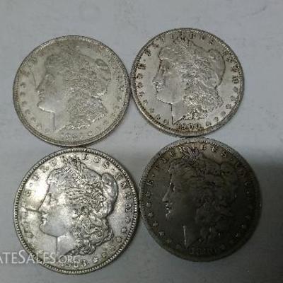 Morgan Silver Dollar Coins
