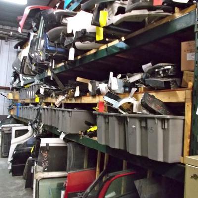 Warehouse of used and vintage auto parts sold as a lot $15,000. Ask for an appointment during sale hours.