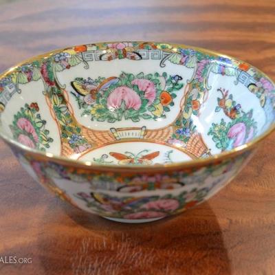 Rose Medallion bowl